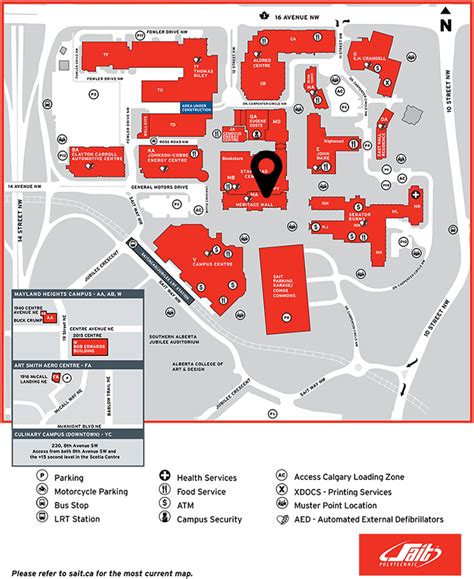 Full Map to Venue | WordCamp Calgary 2015