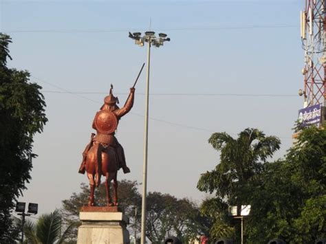 Equestrian statue of Baji Rao I in Pune, Maharashtra India