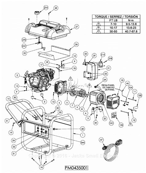 Coleman powermate 5000 parts diagram