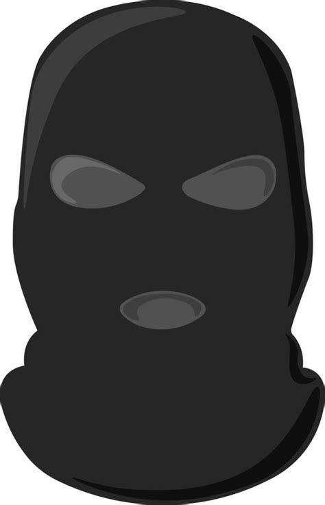 Thief mask, illustration, vector on white background. 13472975 Vector ...