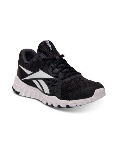 Reebok Mens Realflex Advance Running Sneakers From Finish Line in Black ...