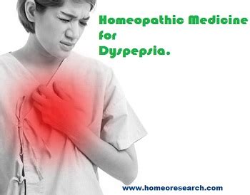 Homeopathic treatment for Dyspepsia - Homeoresearch.com