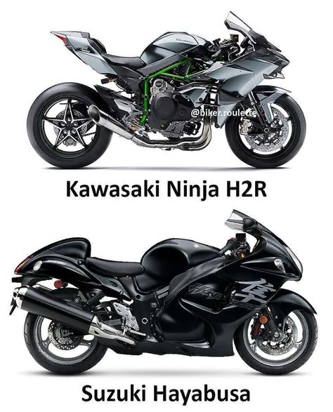 Motorcycles Superbikes 2Wheels on Instagram: “ Ninja H2R Top Speed: 331 - 400km/h Suzuki ...