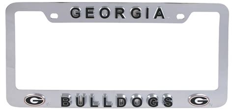 Georgia Bulldogs 3D Collegiate License Plate Tag Frame Siskiyou License ...