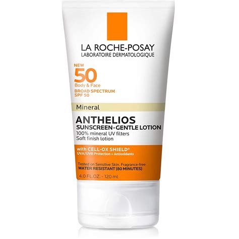 La Roche-Posay - La Roche-Posay Anthelios Mineral Sunscreen Body And Face Sunscreen Lotion - SPF ...