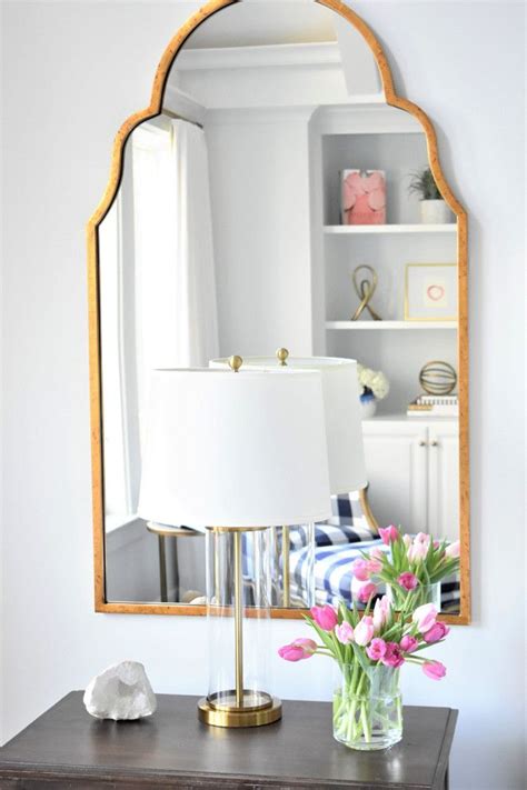 Nightstand Mirror Ideas. Bedroom with mirror above nightstand. Mirror ...