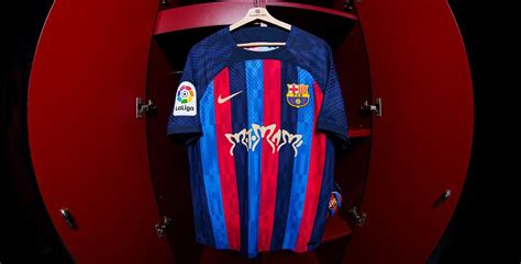 Nike Limited Edition FC Barcelona Men’s First Team Rosalia Motomami 22/23 Home Jersey Blue ...