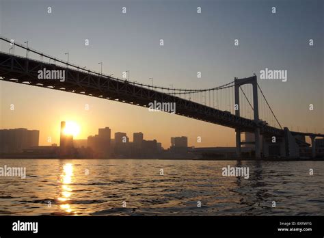 Rainbow Bridge in Odaiba Tokyo Japan Stock Photo - Alamy