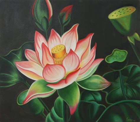 'Lotus Pond' | Lotus pond, Painting, Impressionist