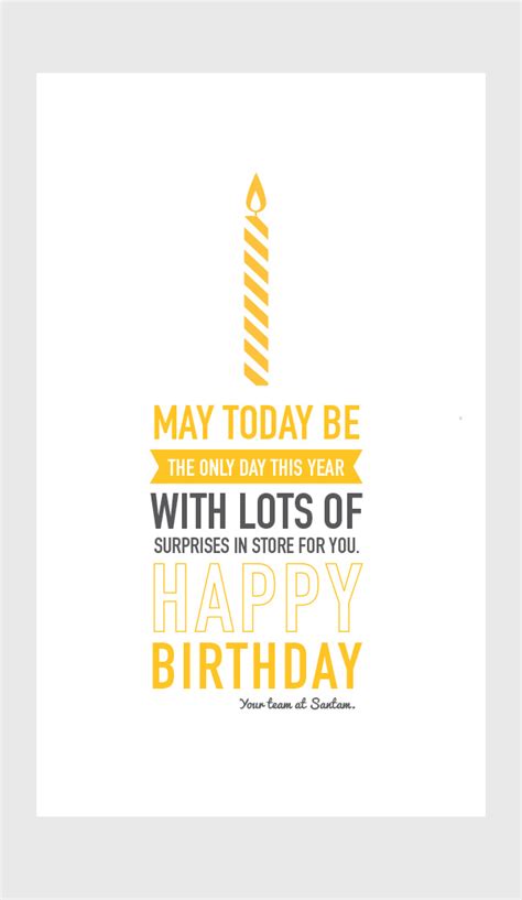 Corporate Birthday card - typography :: Behance