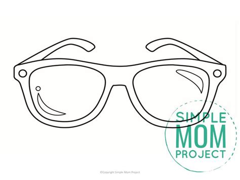 a pair of glasses with the word smile mom project