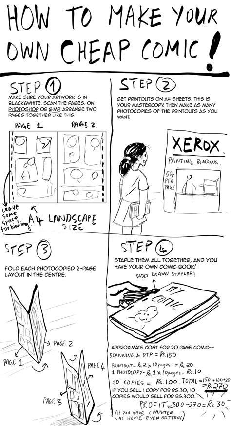 make your own photocopy comic book – Comix India