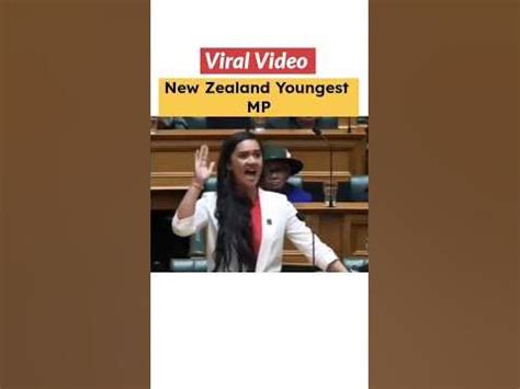 New Zealand Youngest MP Viral Video - YouTube