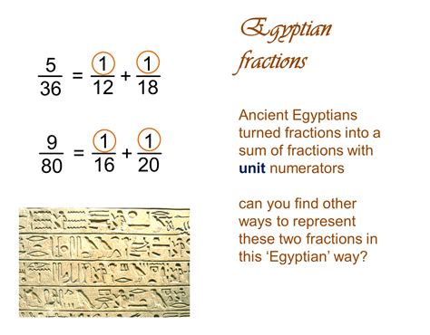 MEDIAN Don Steward mathematics teaching: Egyptian fractions