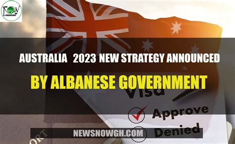 Australia 2023 New Strategy Announced by Albanese Government