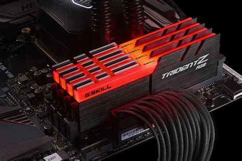 G.Skill introduces their Trident Z RGB-illuminated DDR4 RAM sticks ...