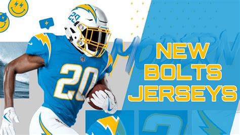 The Los Angeles Chargers Reveal New Uniforms - YouTube