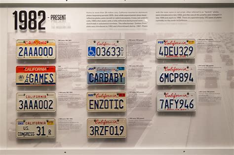 California License Plates 1982 - Present | Home to more than… | Flickr