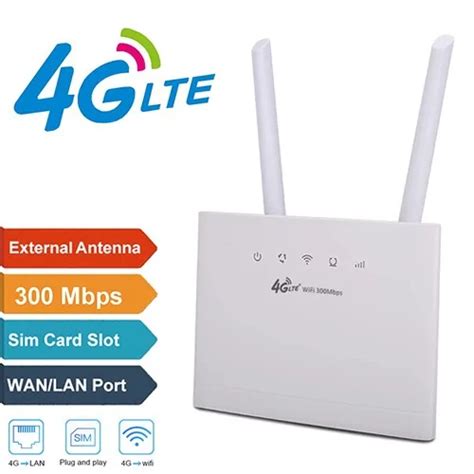 4G LTE 300Mbps WiFi Router With Sim Card Slot - ido.lk