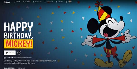 Disney+ Wishes Mickey Mouse a Happy Birthday With an Exclusive Tribute