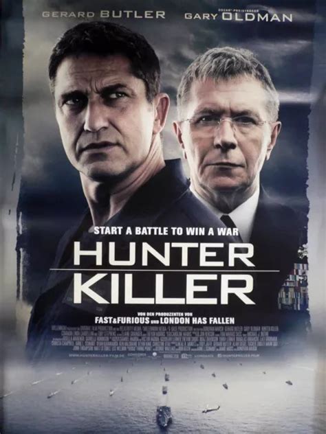 HUNTER KILLER - Gary Oldman - Linda Cardellini - Filmposter 120x80cm ...