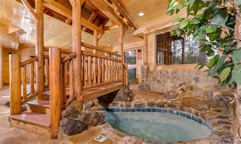 Pigeon Forge Cabins - Copper River | Indoor pool, Luxury pool, Luxury ...