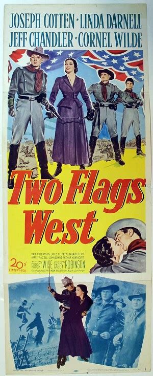 Two Flags West, 1950, Original Insert, (14x36") -50-673-INS