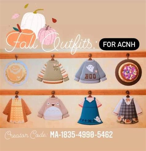 ACNH Fall outfits codes | Animal crossing memes, Autumn animals, New ...