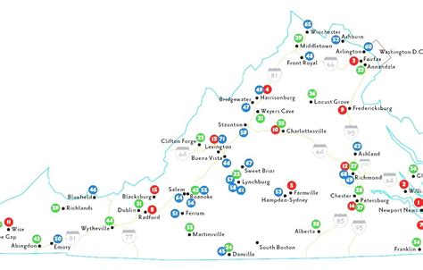 List Of Colleges And Universities In Virginia - Virginia College Map