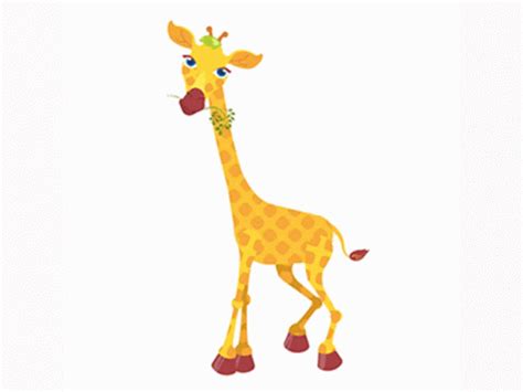 Giraffe Chill GIF - Giraffe Chill Chewing - Discover & Share GIFs