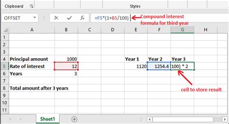 Compound interest formula in Excel | Easy Excel Tips | Excel Tutorial ...