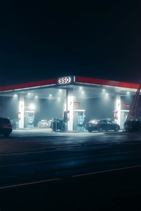 Photo of Gas Station during Nighttime · Free Stock Photo