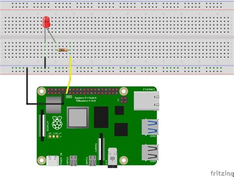 Control an LED with Raspberry Pi 4 and Python 3 - The Robotics Back-End