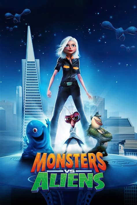 Monsters Vs Aliens Movie Poster Logo