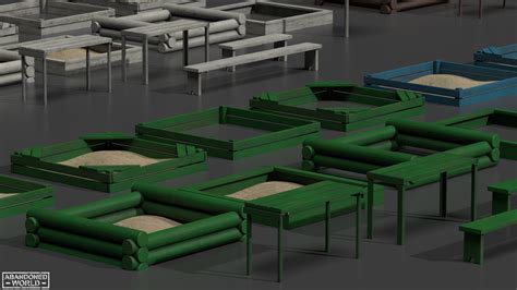 Sandbox Set for Playground - 3D Model by Abandoned World