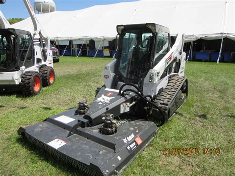 Bobcat T590 with front mower attachment | Heavy equipment, Construction equipment, Homemade tractor