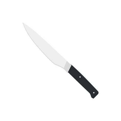 Paring knife, kitchen utensils icon vector design template. Knife, chef ...