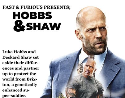 Hobbs And Shaw Movie Projects | Photos, videos, logos, illustrations ...