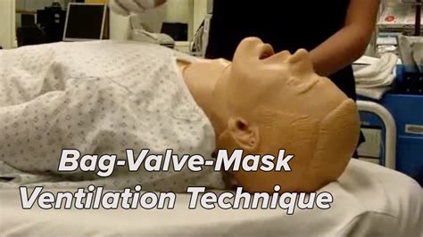 Bag-Valve-Mask Ventilation Technique - YouTube