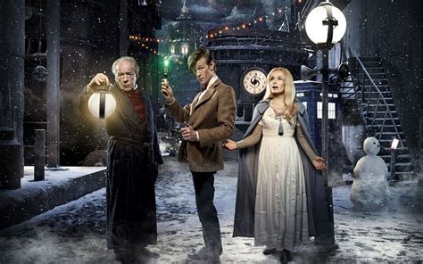 Doctor Who (2005–), lantern, craciun, christmas, man, woman, snowman ...