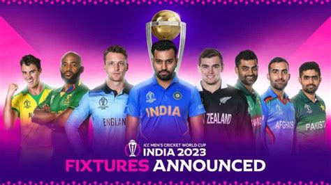 CWC 2023: Schedule for Cricket World Cup 2023 announced; India to face Pakistan on October 15 ...