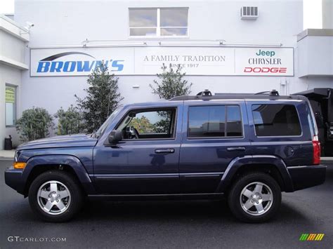 2009 Modern Blue Pearl Coat Jeep Commander Sport 4x4 #23075454 ...