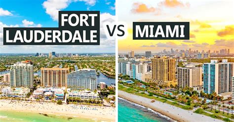 Fort Lauderdale Vs Miami | How do they compare?