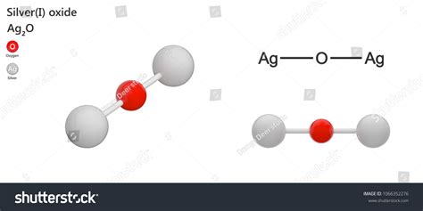 Silveri Oxide Chemical Compound Formula Ag2o Stock Illustration 1066352276 | Shutterstock