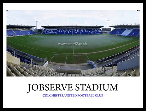 Colchester United FC | JobServe Community Stadium | Football League Ground Guide