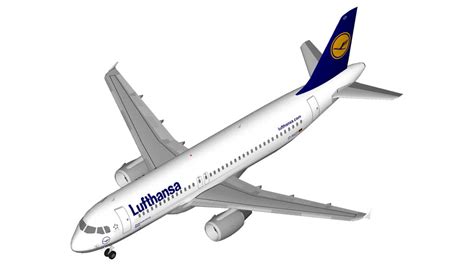 Lufthansa Airbus A320 (Winglets) | 3D Warehouse