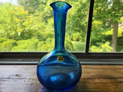 Cobalt Blue Vase - Estate Sales RVA