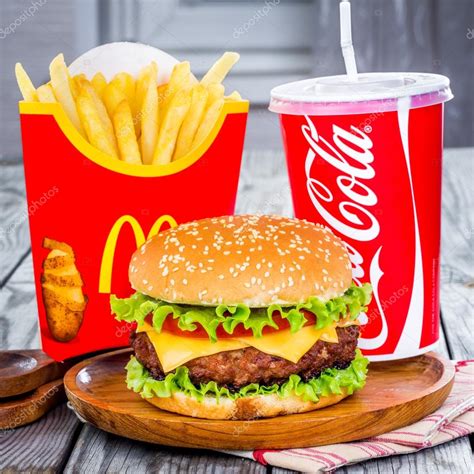 McDonald's food. – Stock Editorial Photo © cookelma #54909407