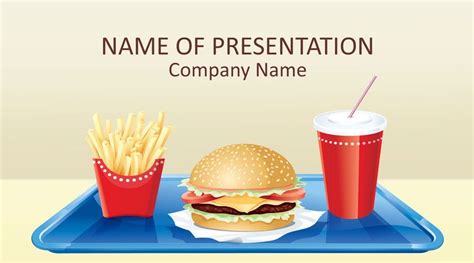 Fast Food PowerPoint Template - Templateswise.com