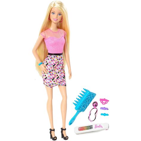 Barbie Rainbow Hair Color Change Styling Doll - Walmart.com - Walmart.com